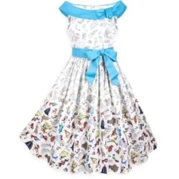 NWT Disney Dress Shop Ink and Paint Dress - Picture 1 of 5
